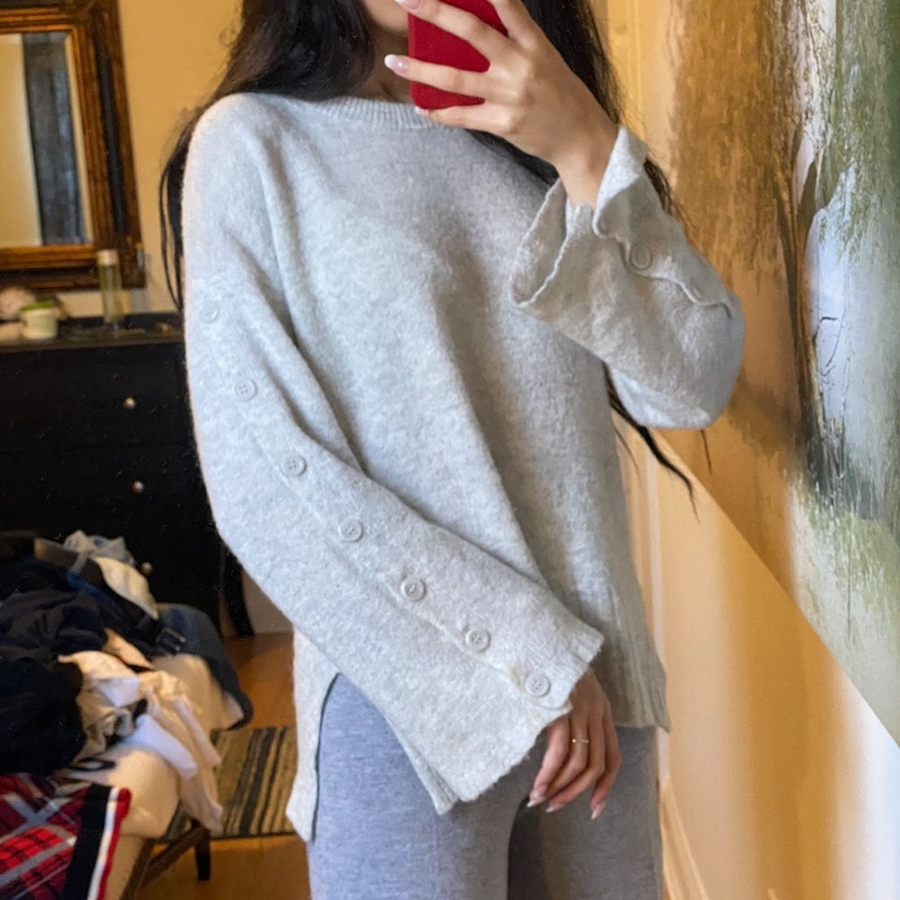 MAGASCHONI light grey sweater